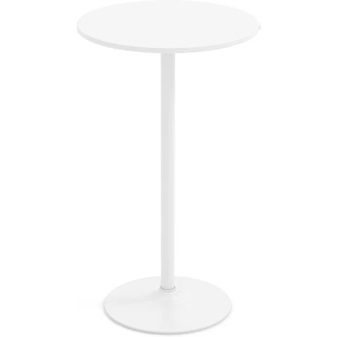 Costway 101.5/56cm Coffee and High Top Dining Bistro Round Bar Table - White