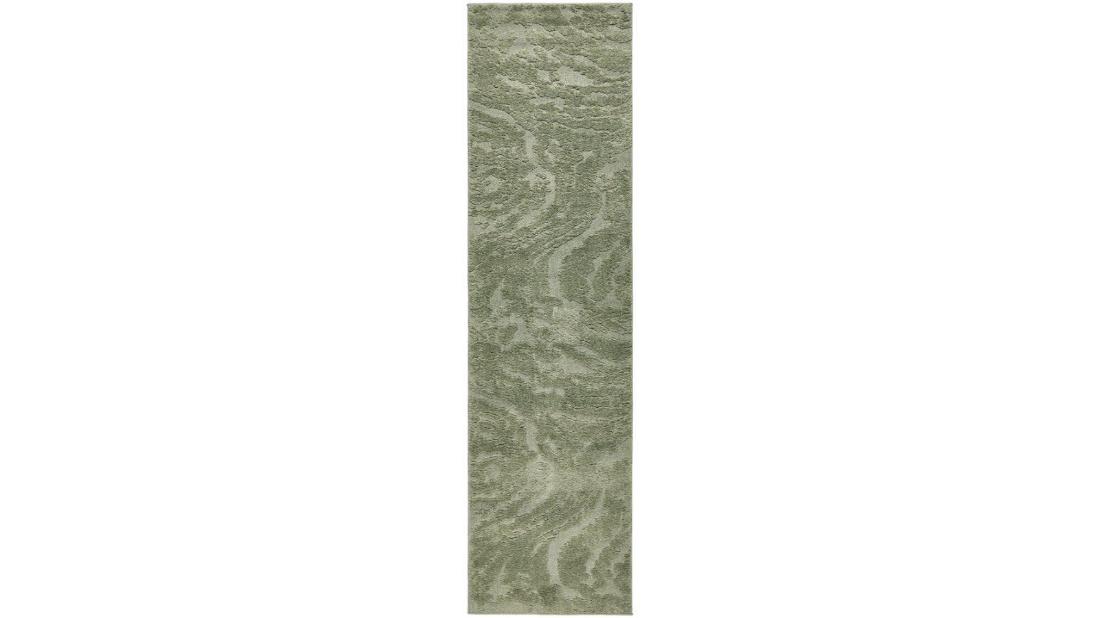 The Weave Studio Havira Nyla Green Runner Rug - 500 x 80cm