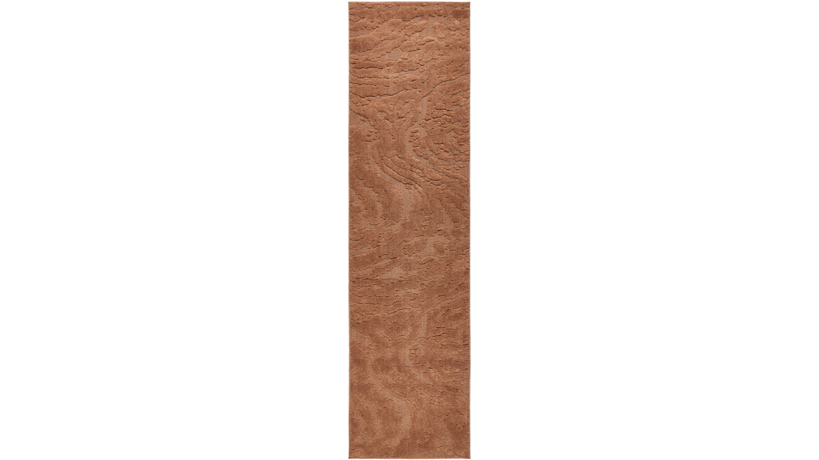 The Weave Studio Havira Nyla Rust Runner Rug - 500 x 80cm