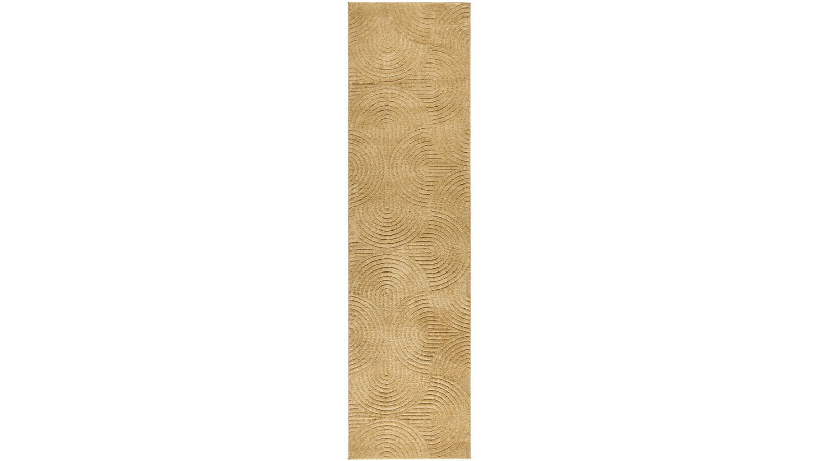 The Weave Studio Havira Zina Gold Runner Rug - 500 x 80cm
