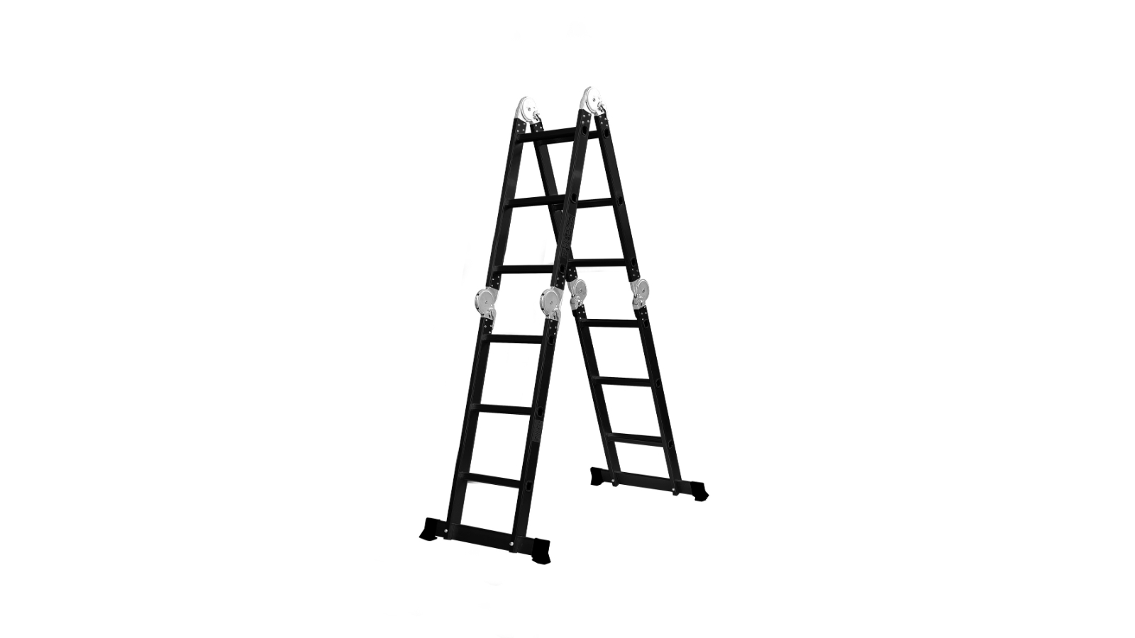 Traderight Multi-Purpose Aluminium Folding Ladder - 3.6metre