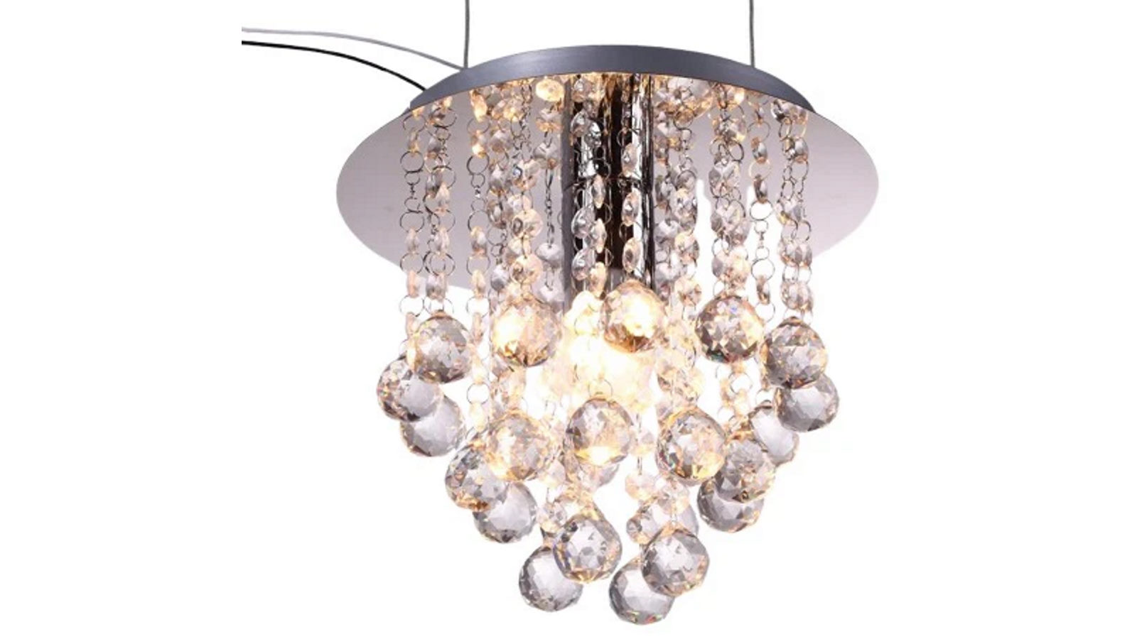Pretty & Practical Exquisite K9 25cm of Elegance Crystal Ceiling Lamp Chandelier 