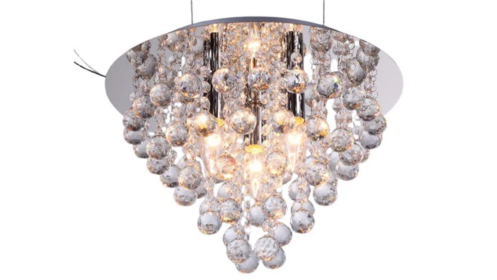Pretty & Practical K9 38cm Crystal Ceiling Lamp Chandelier