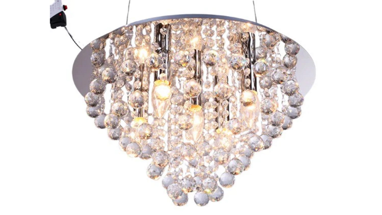 Pretty & Practical K9 46cm Crystal Ceiling Lamp Chandelier