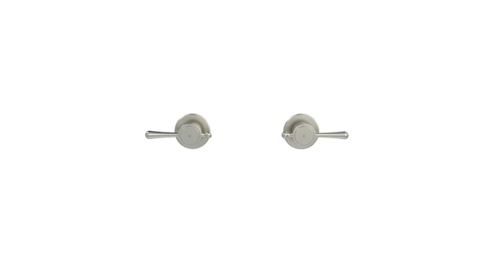 Meir Harrington Wall Top Assemblies - Brushed Nickel