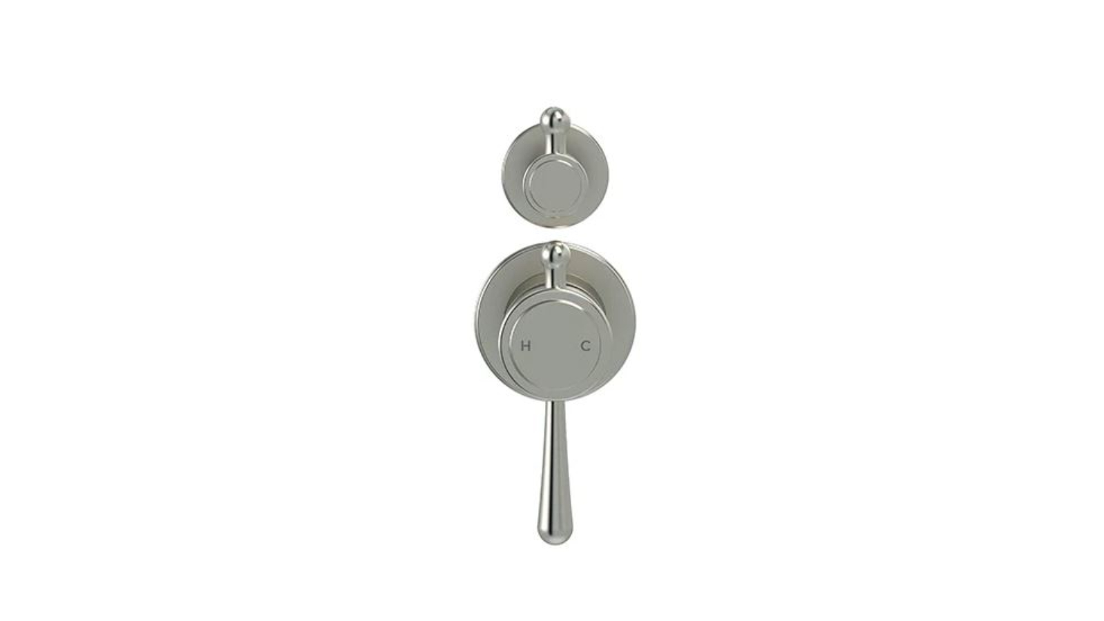 Meir Harrington Wall Mixer with Diverter - Brushed Nickel