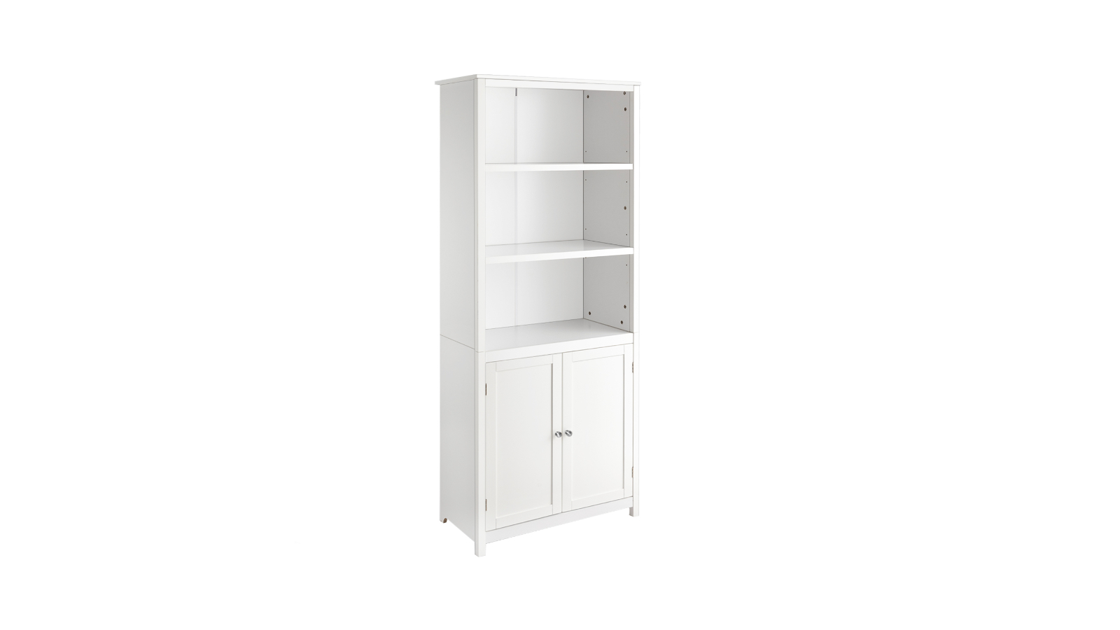 Costway Wood Bookcase Display Shelf Storage Cabinet Home Office - White