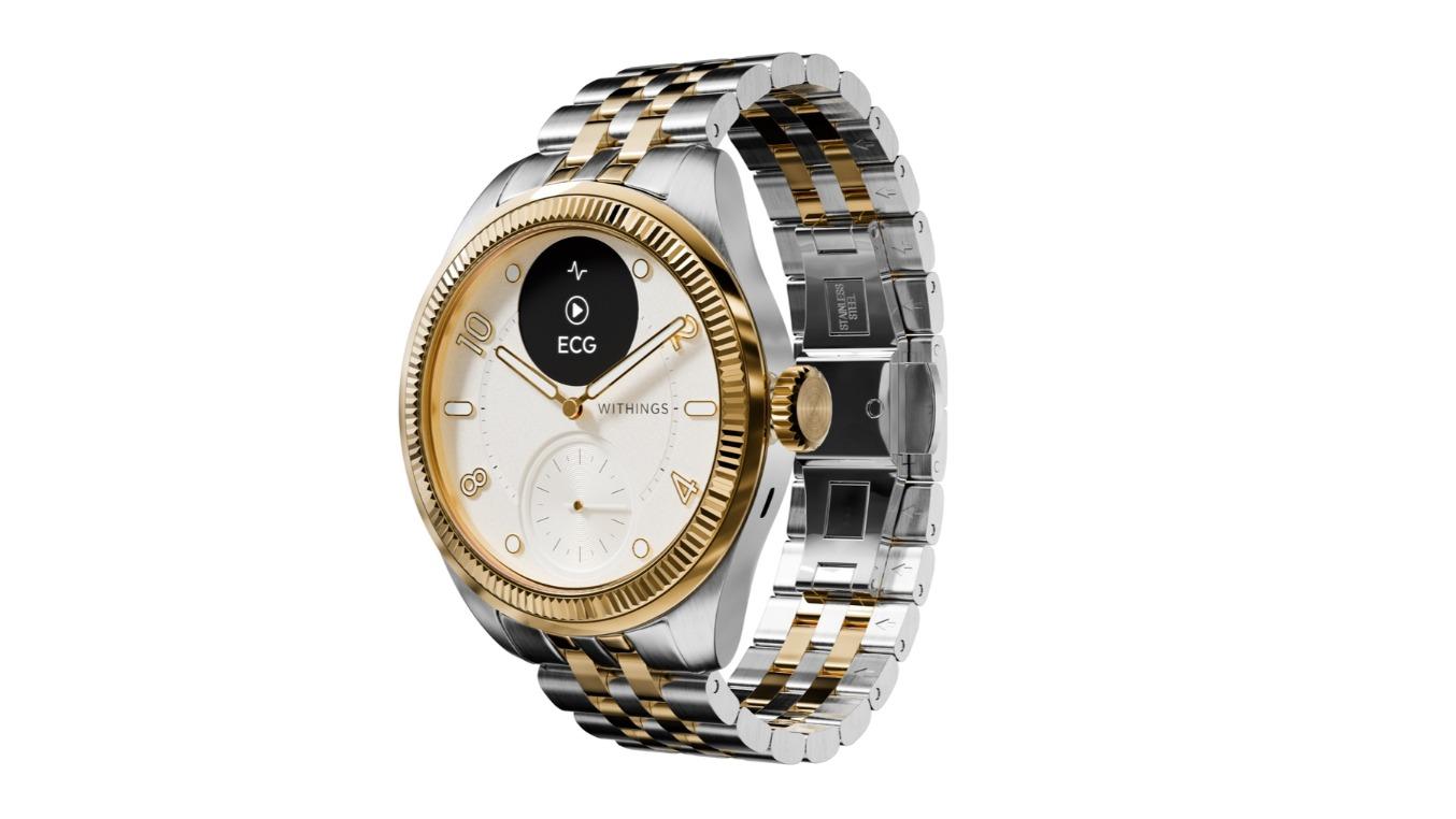 Withings ScanWatch Nova Brilliant - Gold/Silver