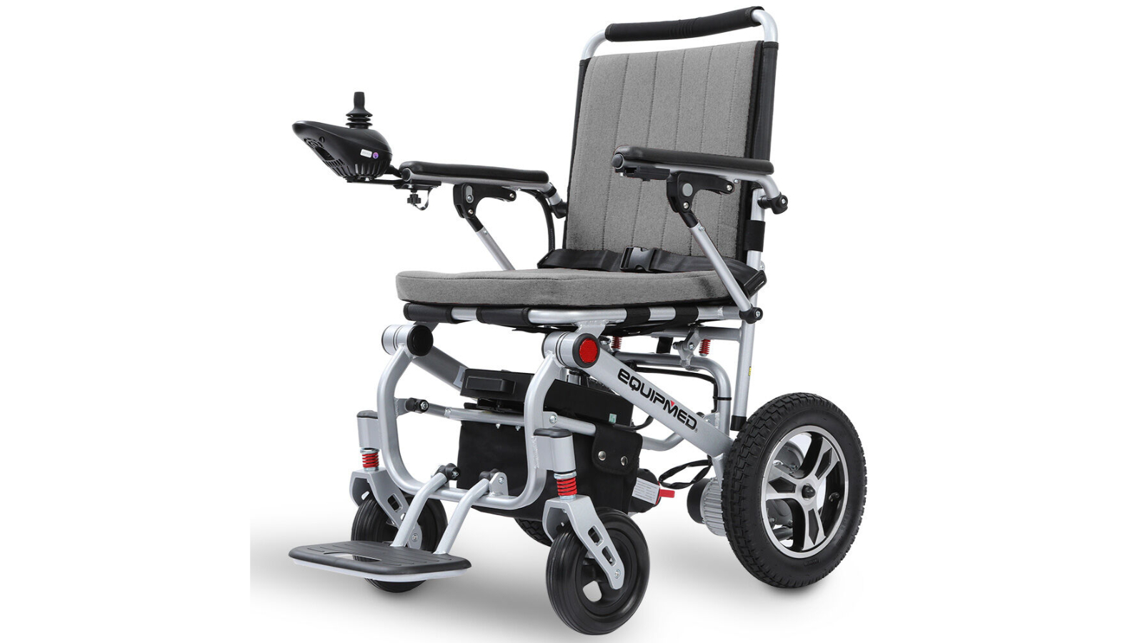 Equipmed Ultra Light Power Wheelchair - Grey