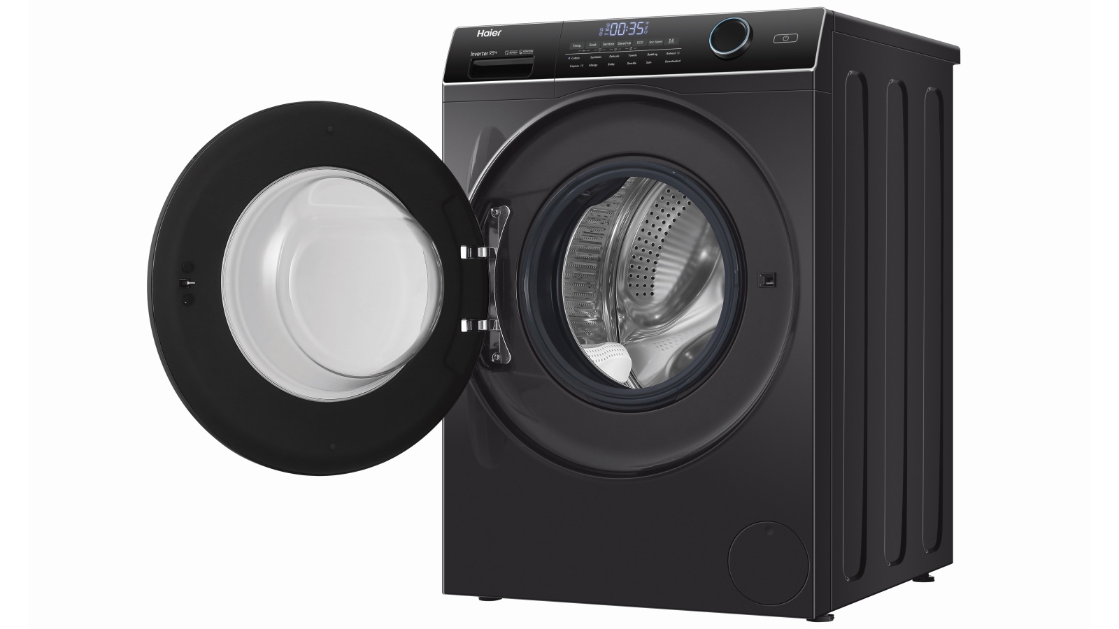 Haier 9.5kg Front Load Washing Machine with WiFi Compatibility Black