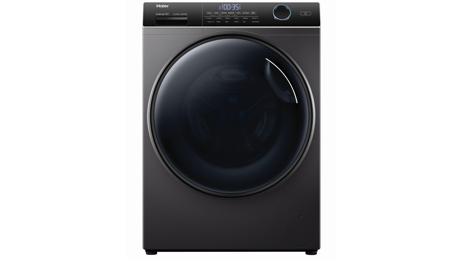 Haier 9.5kg Front Load Washing Machine plus 8kg Heat Pump Dryer Package