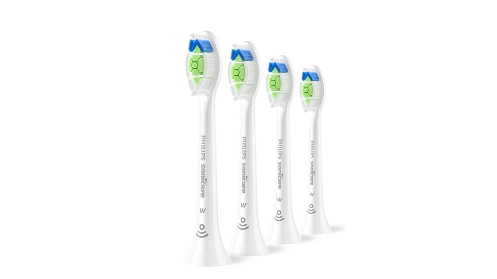 Philips Pack of 4 Sonicare W2 Optimal Brush Head - White