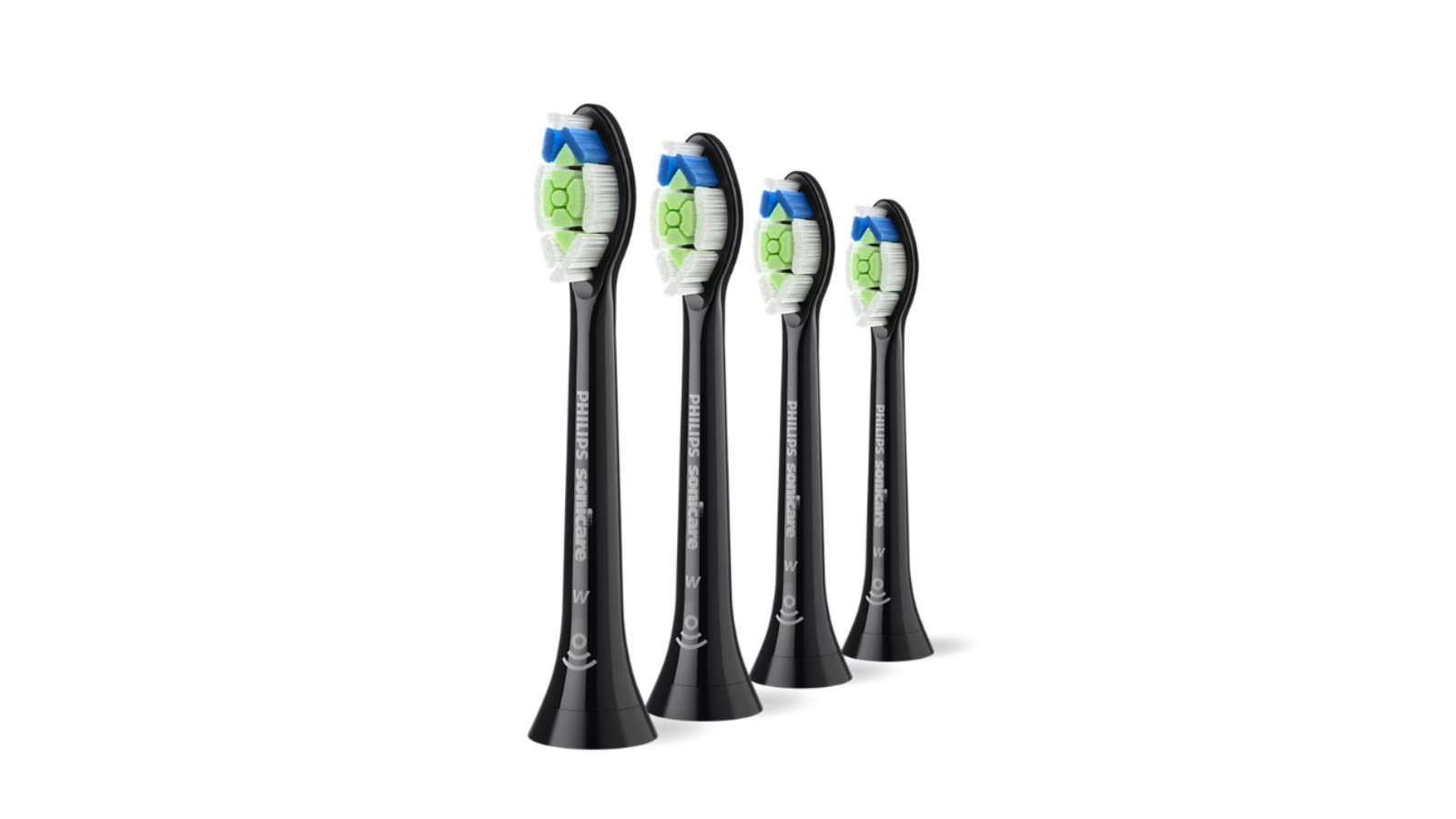 Philips Pack of 4 Sonicare W2 Brush Head - Black