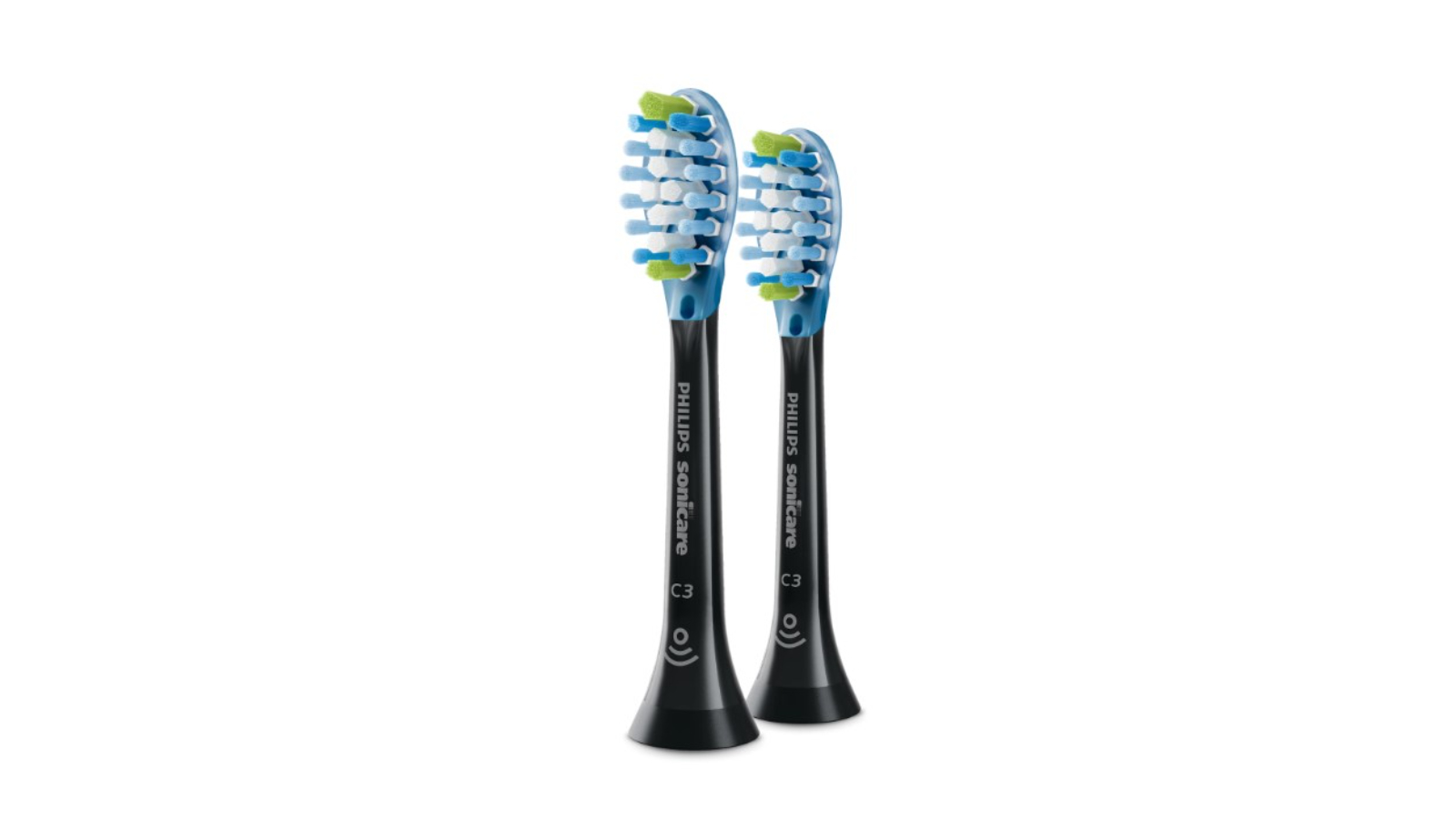 Philips Pack of 2 Sonicare C3 Brush Head - Black