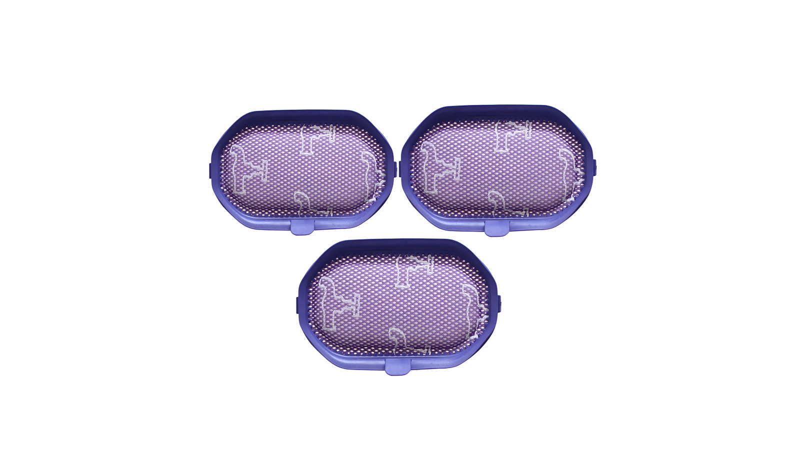 Hygieia Pack of 3 Pre-Motor Filters for Dyson DC35, DC43H, DC44 and DC45