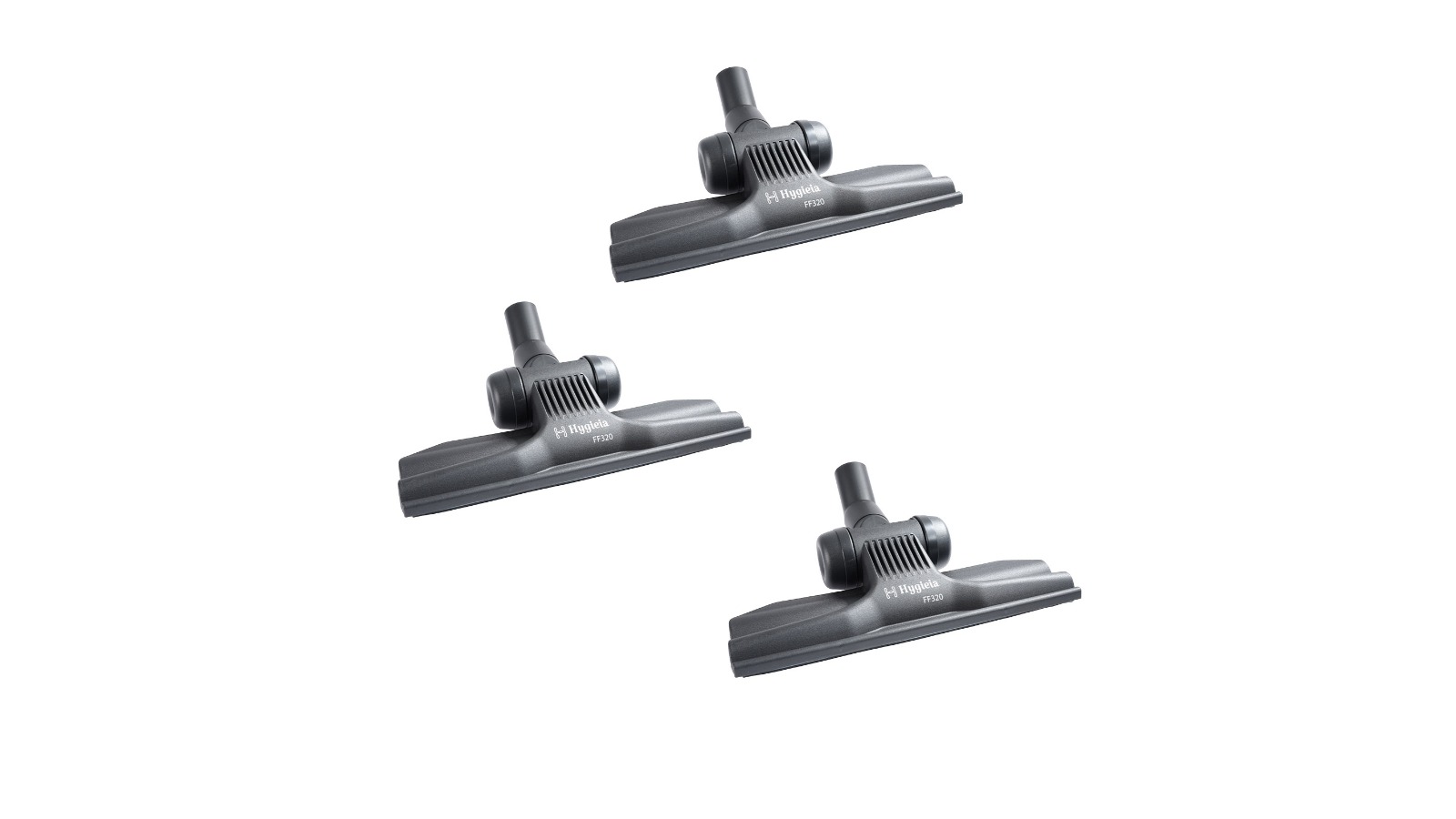 Hygieia Pack of 3 Gulper Head Low Profile Vacuum Cleaner Floor Tool - 3.2cm