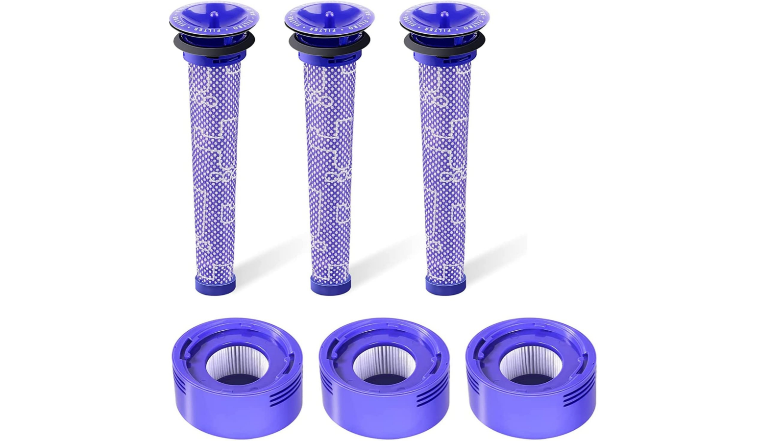 Hygieia Pack of 6 Filter Kit for Dyson V8 and V7 Cordless Stick