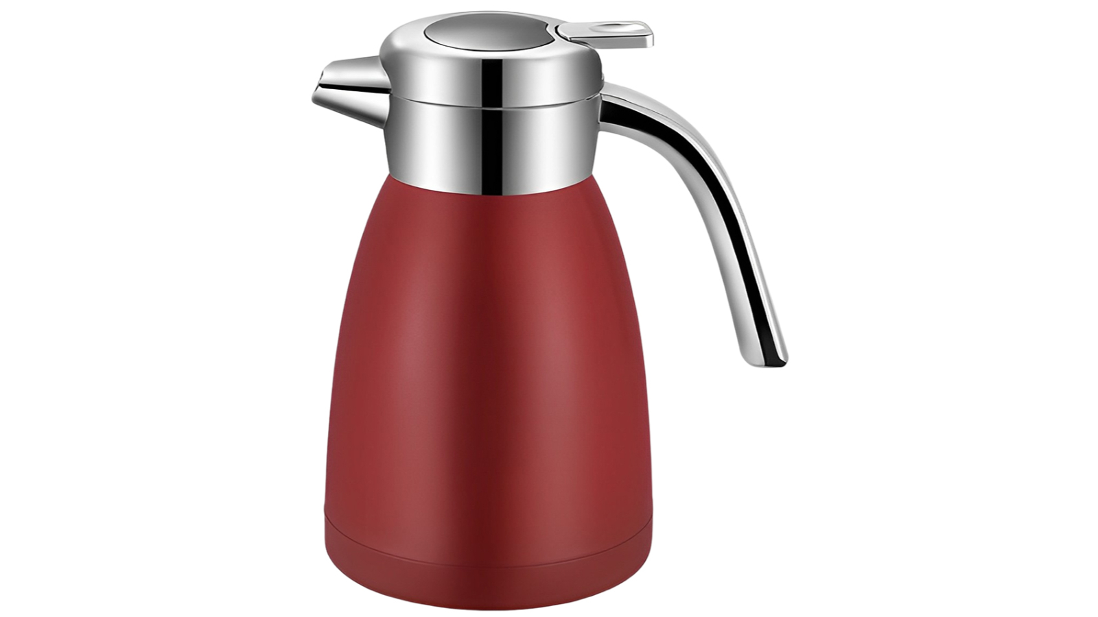Soga Insulated Stainless Steel Kettle 2.2 Litre Thermal Jug - Red