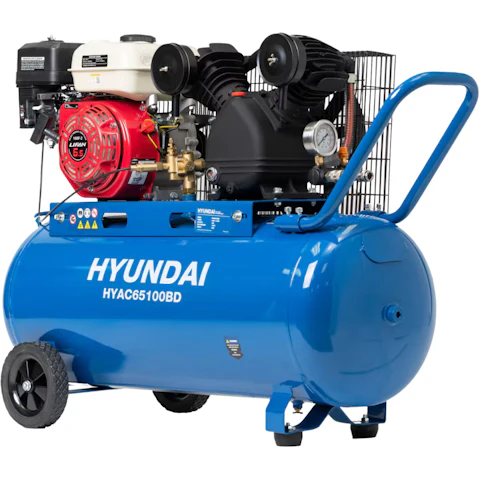 Hyundai 6.5HP Piston4 Stroke Portable Air Compressor HYAC65100BD
