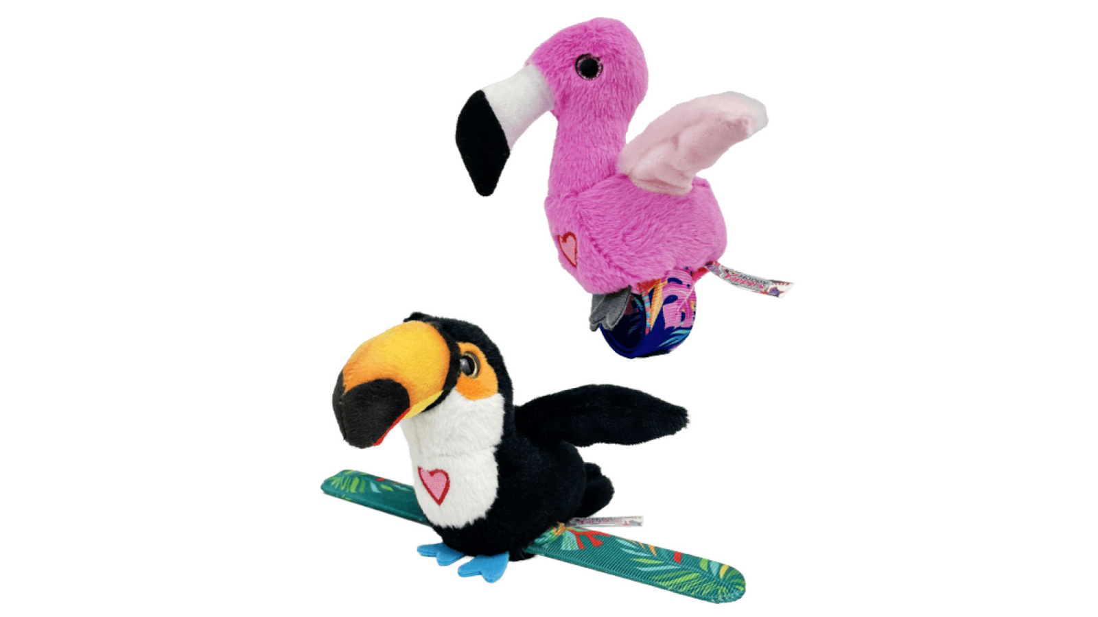 As Seen on TV Pack of 2 Happy Yappers Toucan and Flamingo