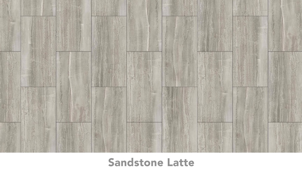 Lifeshield Hybrid Stone Flooring - Sandstone Latte