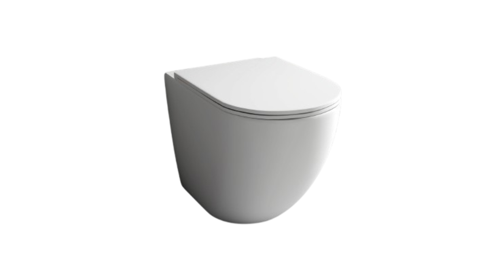 Studio Bagno Hyde Rimless Wall Faced Pan - Gloss White
