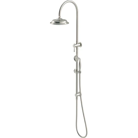Meir Harrington Combination Shower Rail Set - Brushed Nickel