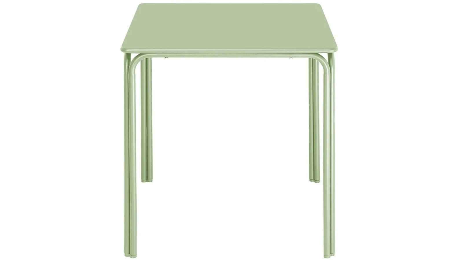 Bolero Adeline 70cm Light Green Steel Square Table