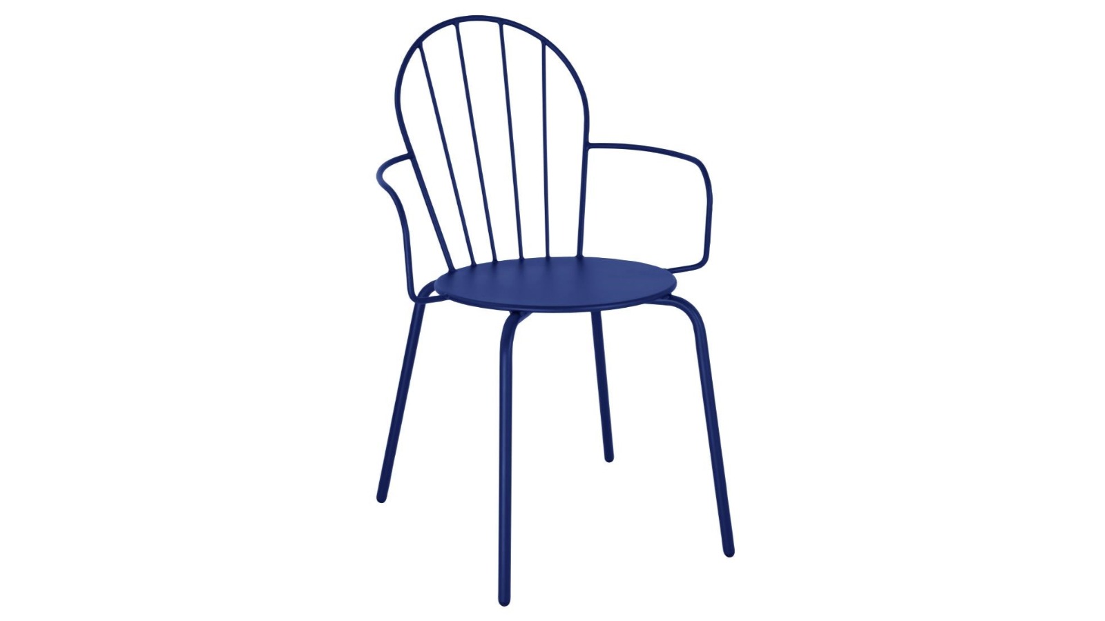 Bolero Pack of 4 Adeline Arm Chair - Dark Navy
