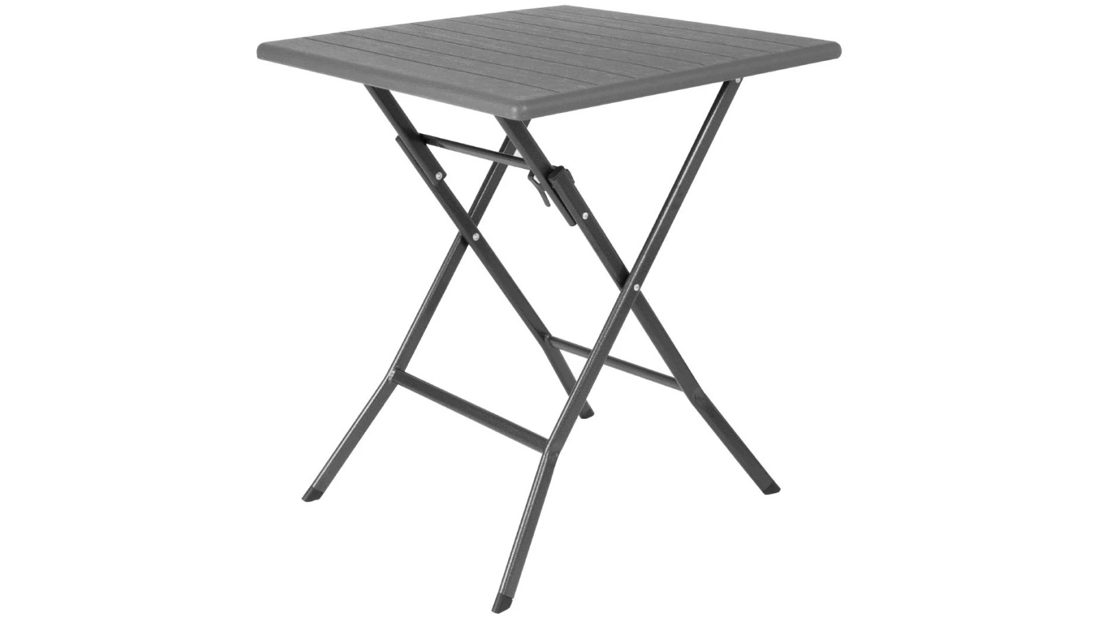 Bolero 62cm Wood Effect Square Folding HDPE Table