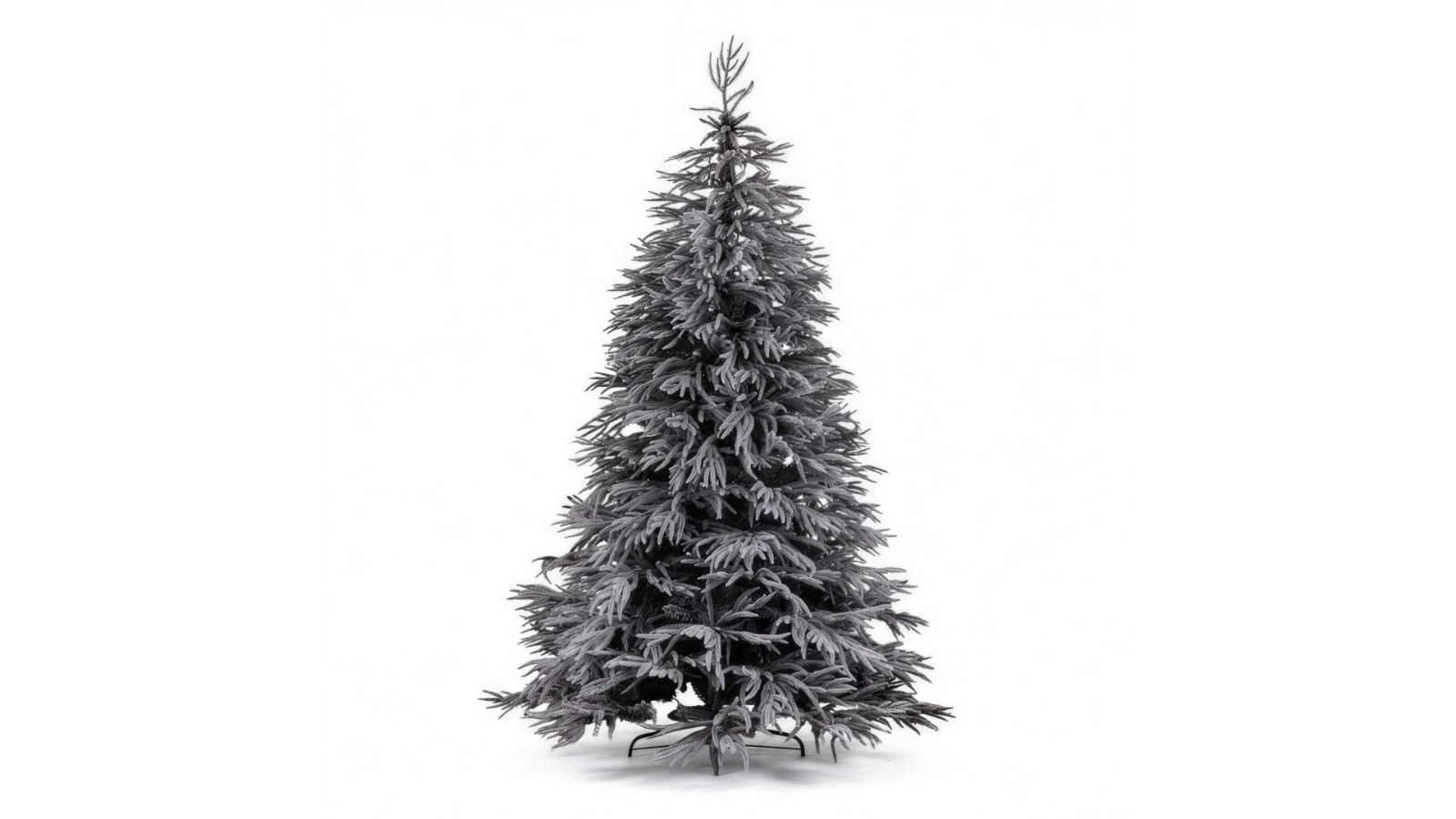 Christabelle Pre-Lit 7.5ft Midnight Snow Christmas Tree - 2.3m
