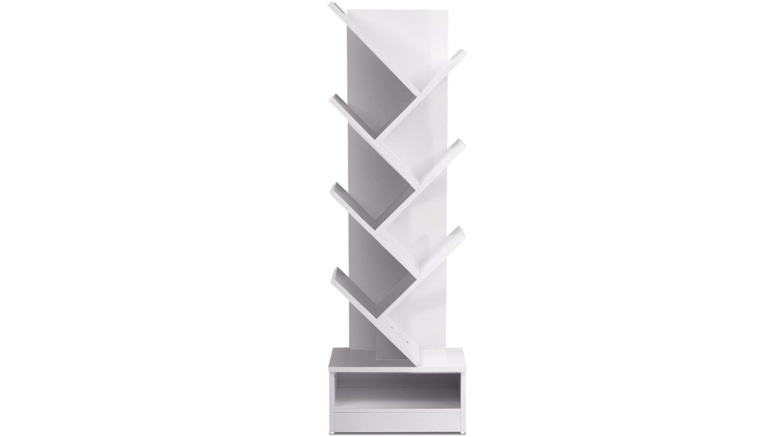 Artiss 7 Tier Shelf Display Bookcase - White