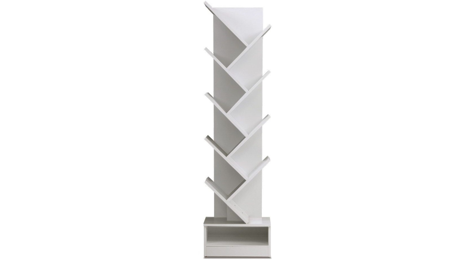 Artiss 9 Tier Shelf Display Bookcase - White
