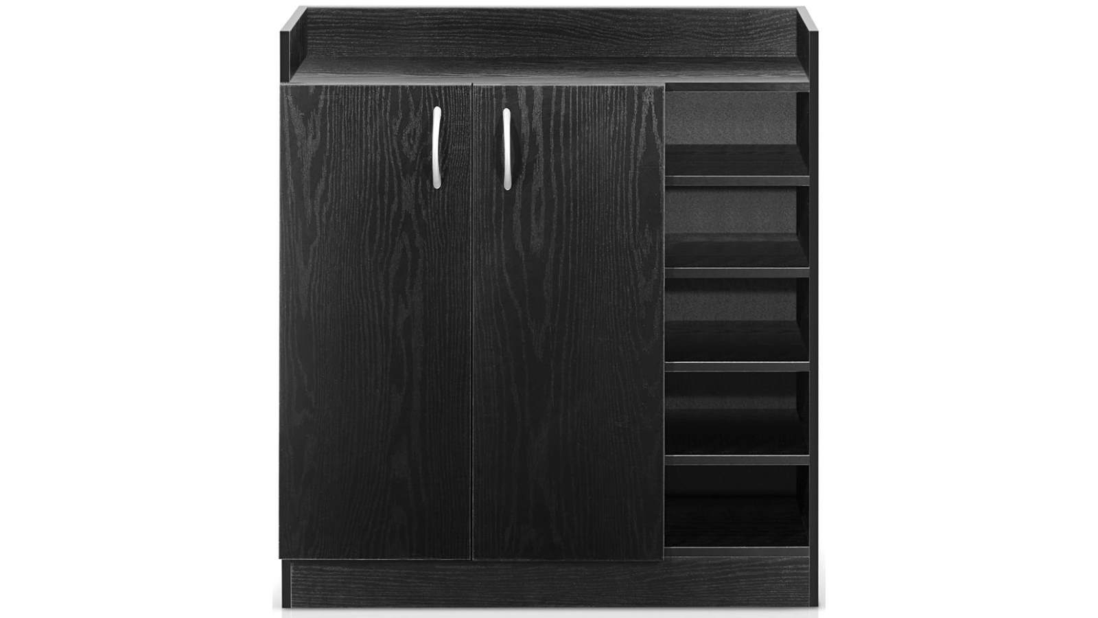 Artiss 21 Pairs Shoe Cupboard Cabinet - Black
