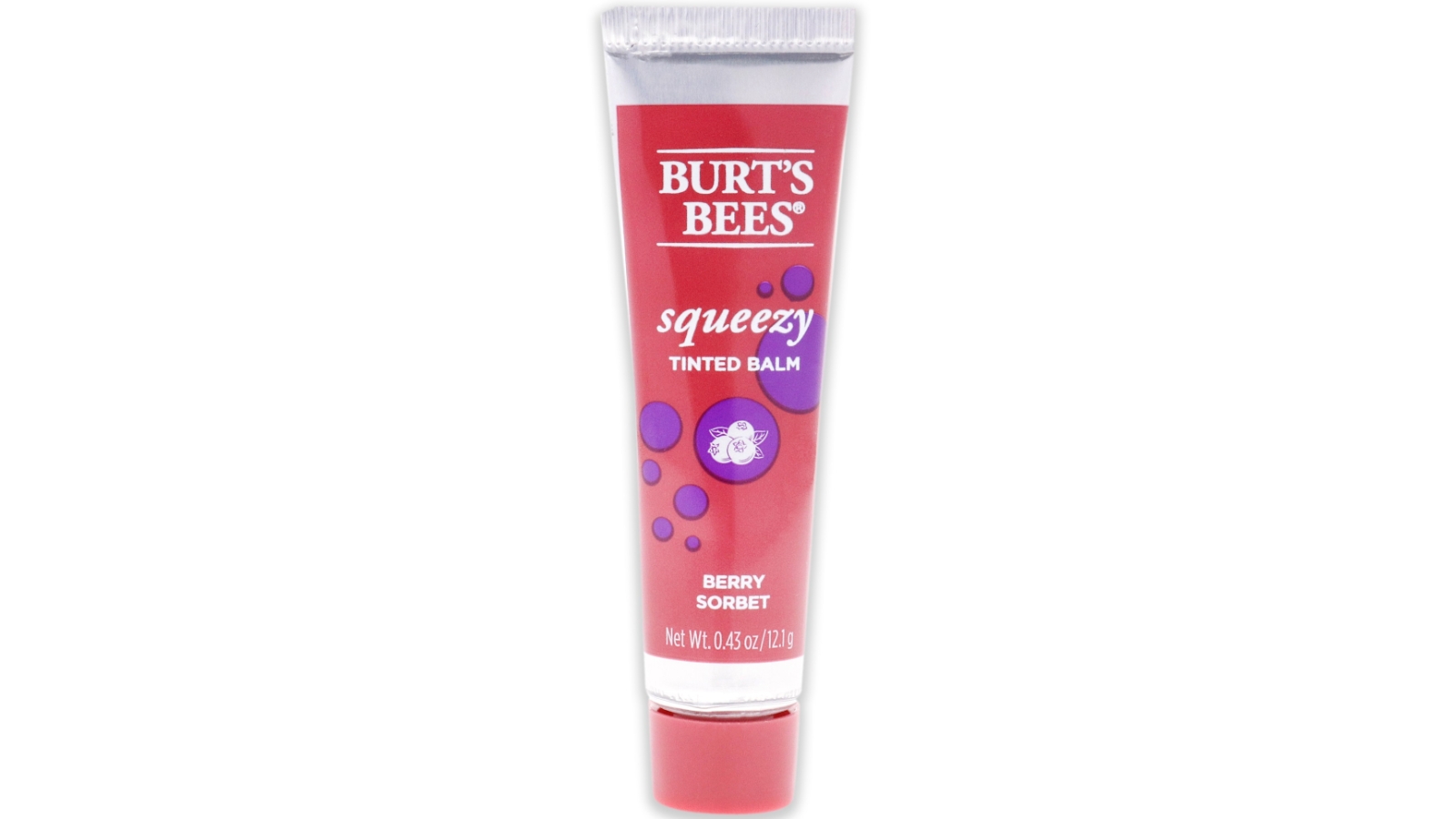 Burt's Bees Squeezy Tinted Lip Balm Berry Sorbet Harvey Norman