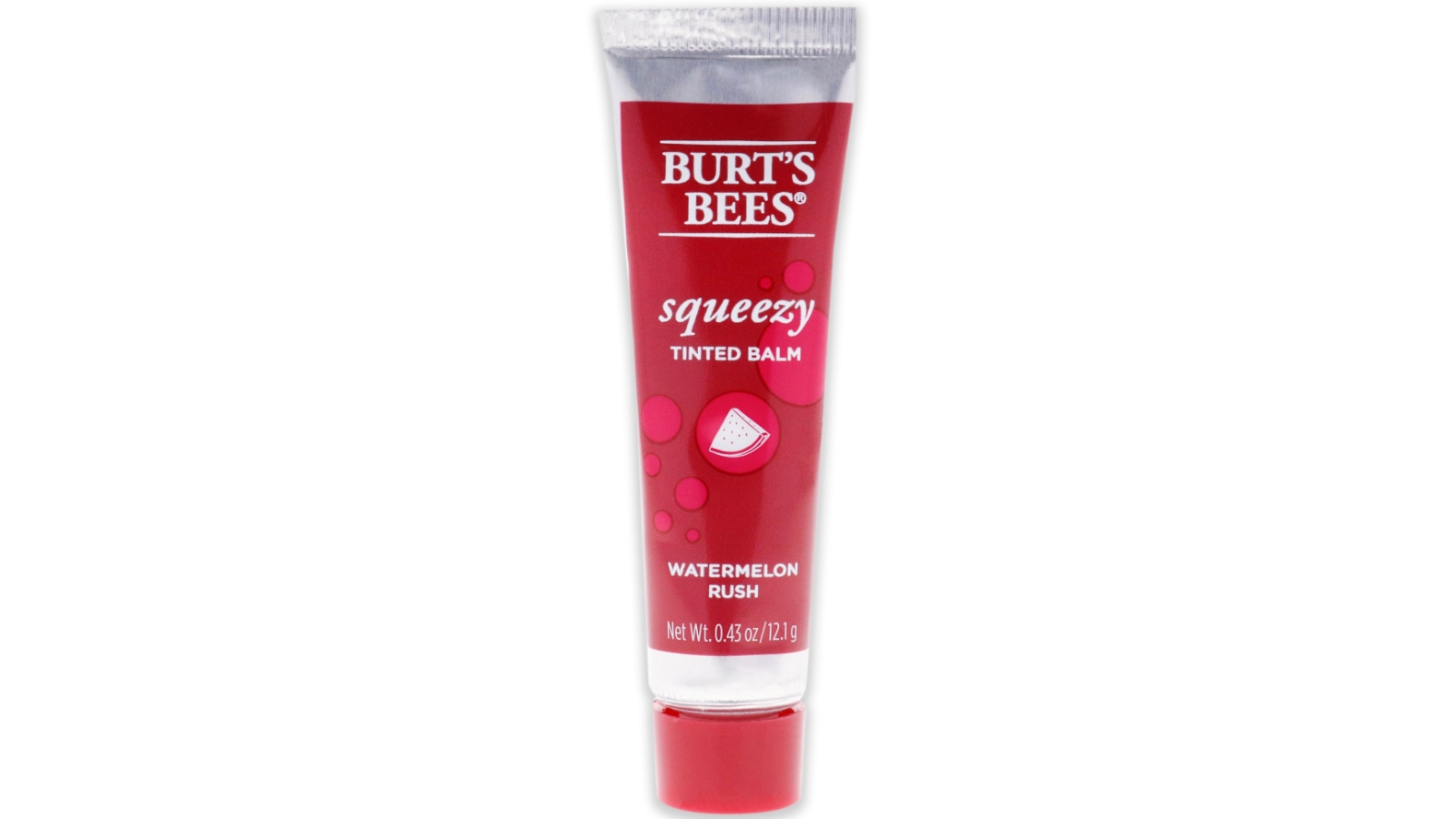 Burt's Bees Squeezy Tinted Lip Balm Watermelon Rush Harvey Norman