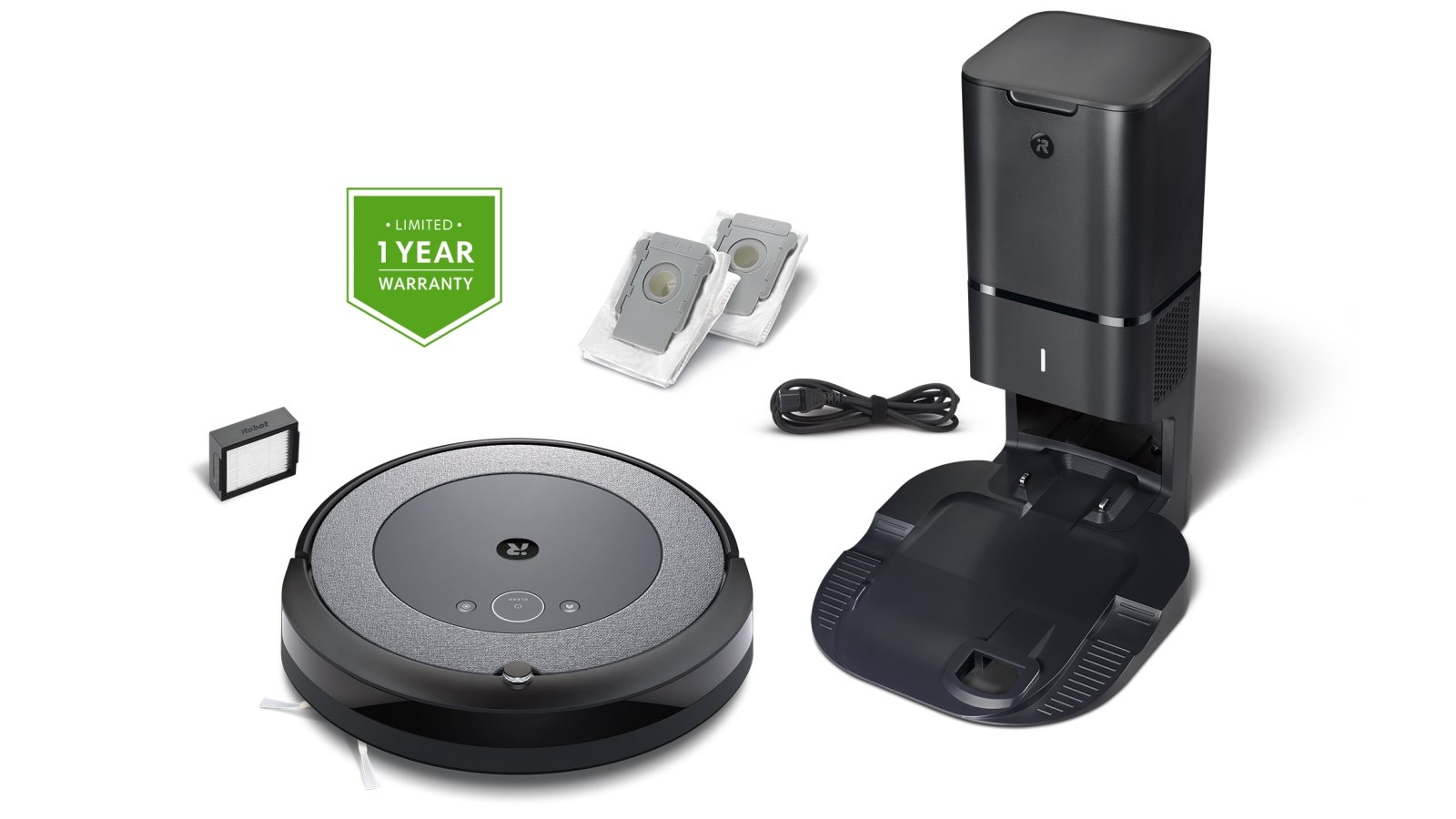 iRobot Roomba i3+ WiFi Connected Robotic Vacuum with Automatic Dirt Disposal Harvey Norman