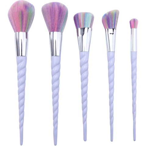 TODO Travel Brush Professional Fiber Makeup Brush Set - 7 Piece