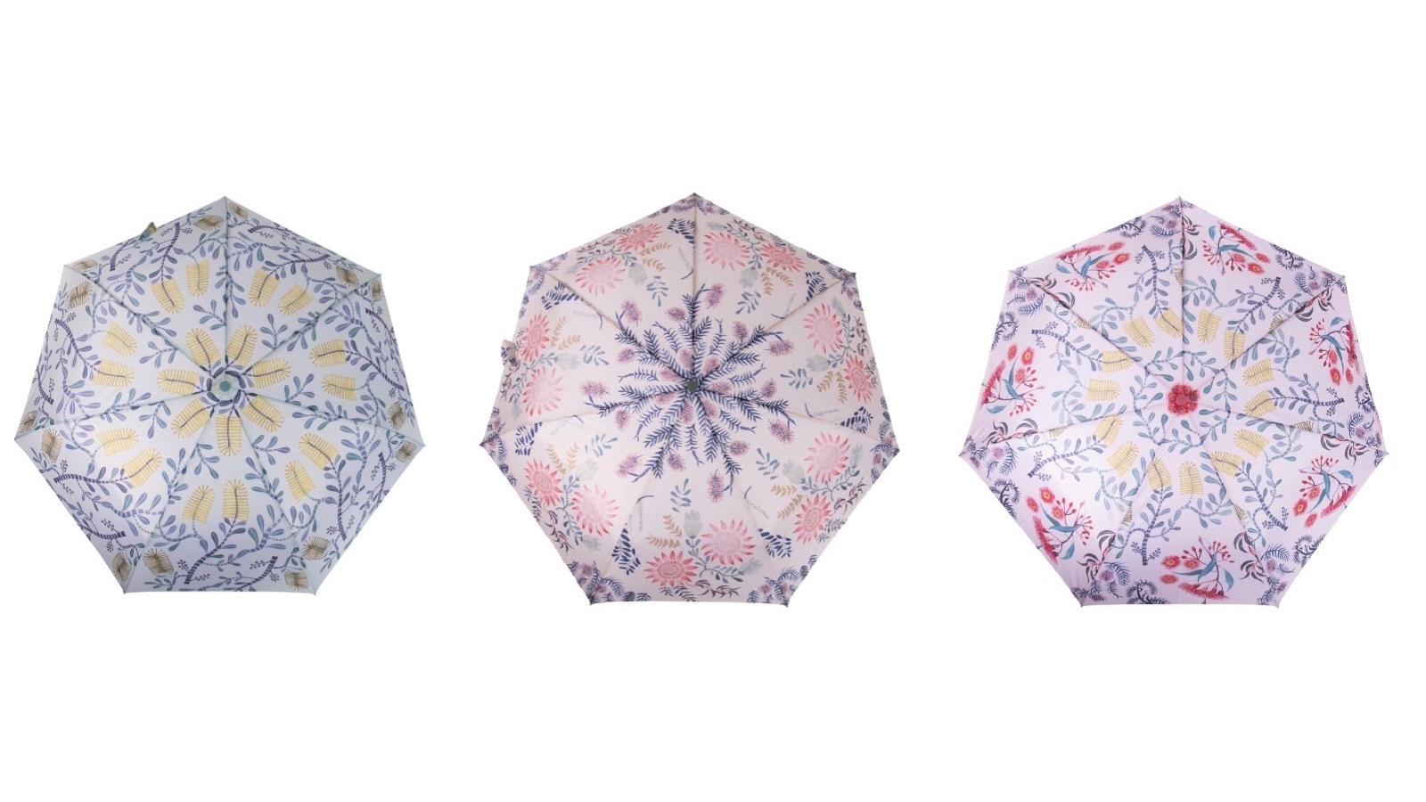 ISGift Foldable Umbrella Botanical Handle Harvey Norman