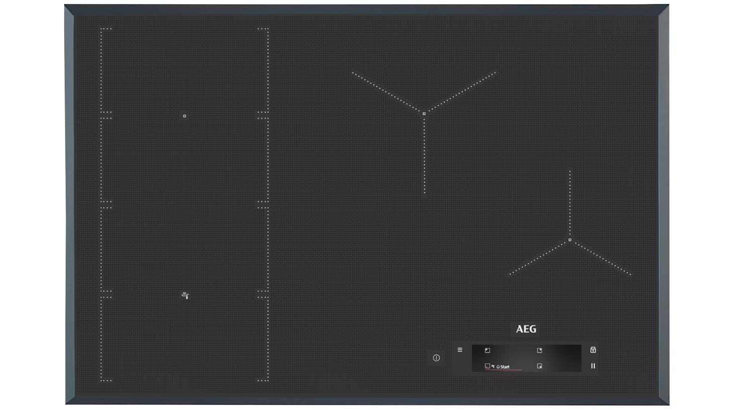 AEG 800mm SenseFry Induction Cooktop with FlexiBridge Harvey Norman