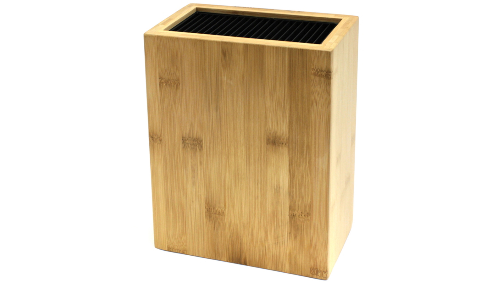 Icon Chef Rectangle Universal Knife Block - Bamboo Plus