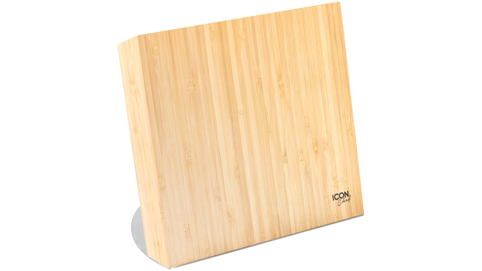 Icon Chef Magnetic Knife Block with Stainless Steel Base