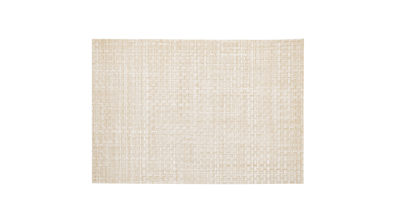 Icon Chef Set of 6 Basketweave Table Placemat - Tan