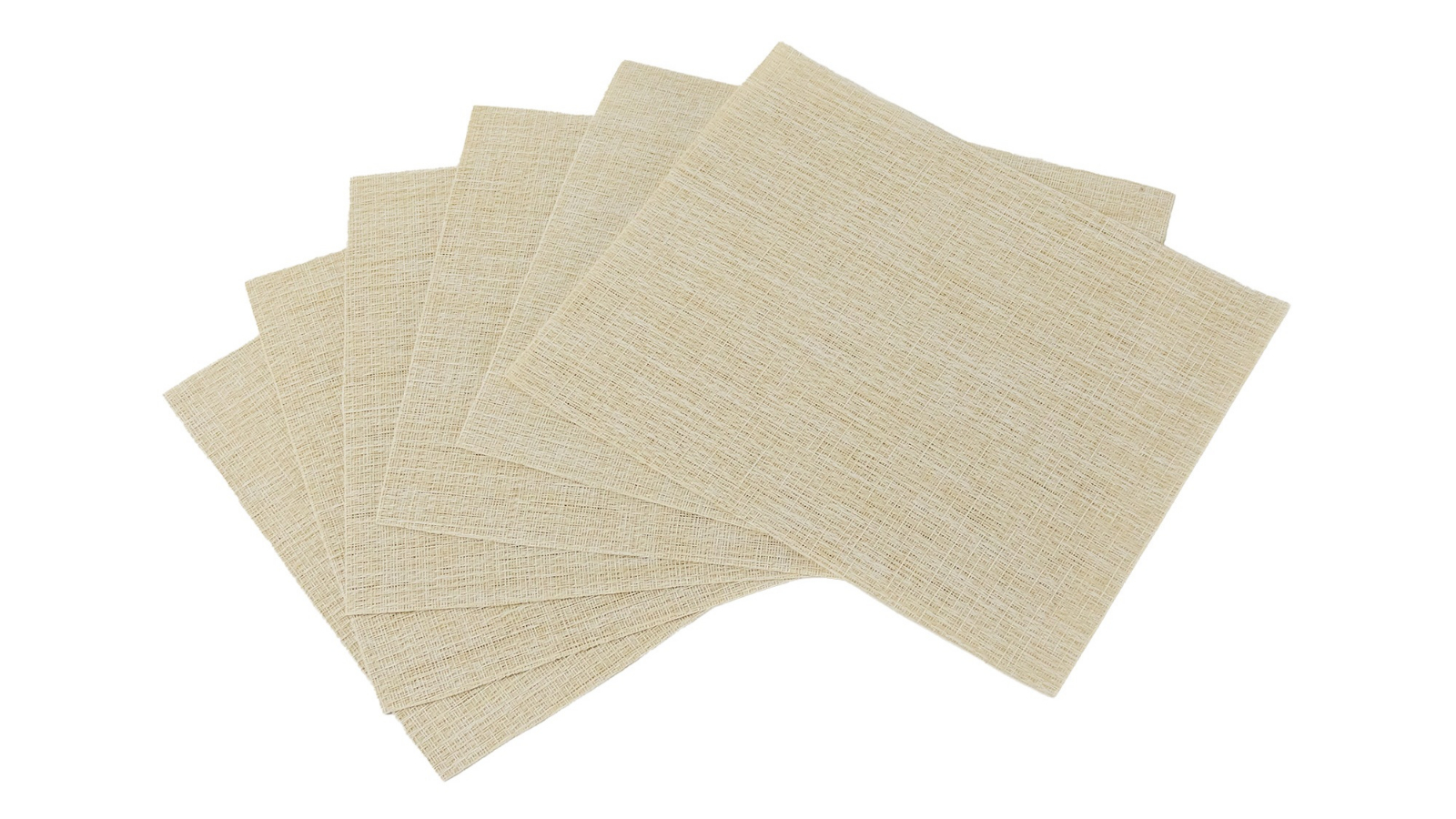 Icon Chef Set of 6 Plate Mat - Oatmeal