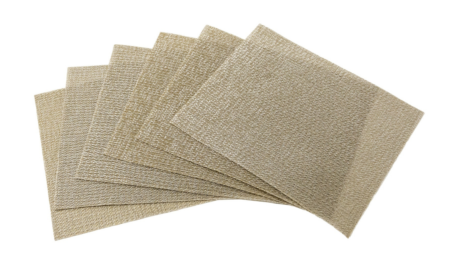 Icon Chef Set of 6 Plate Mat - Champagne