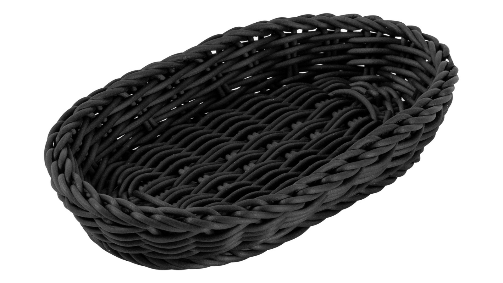 Icon Chef Black Handwoven Serving Basket - Small