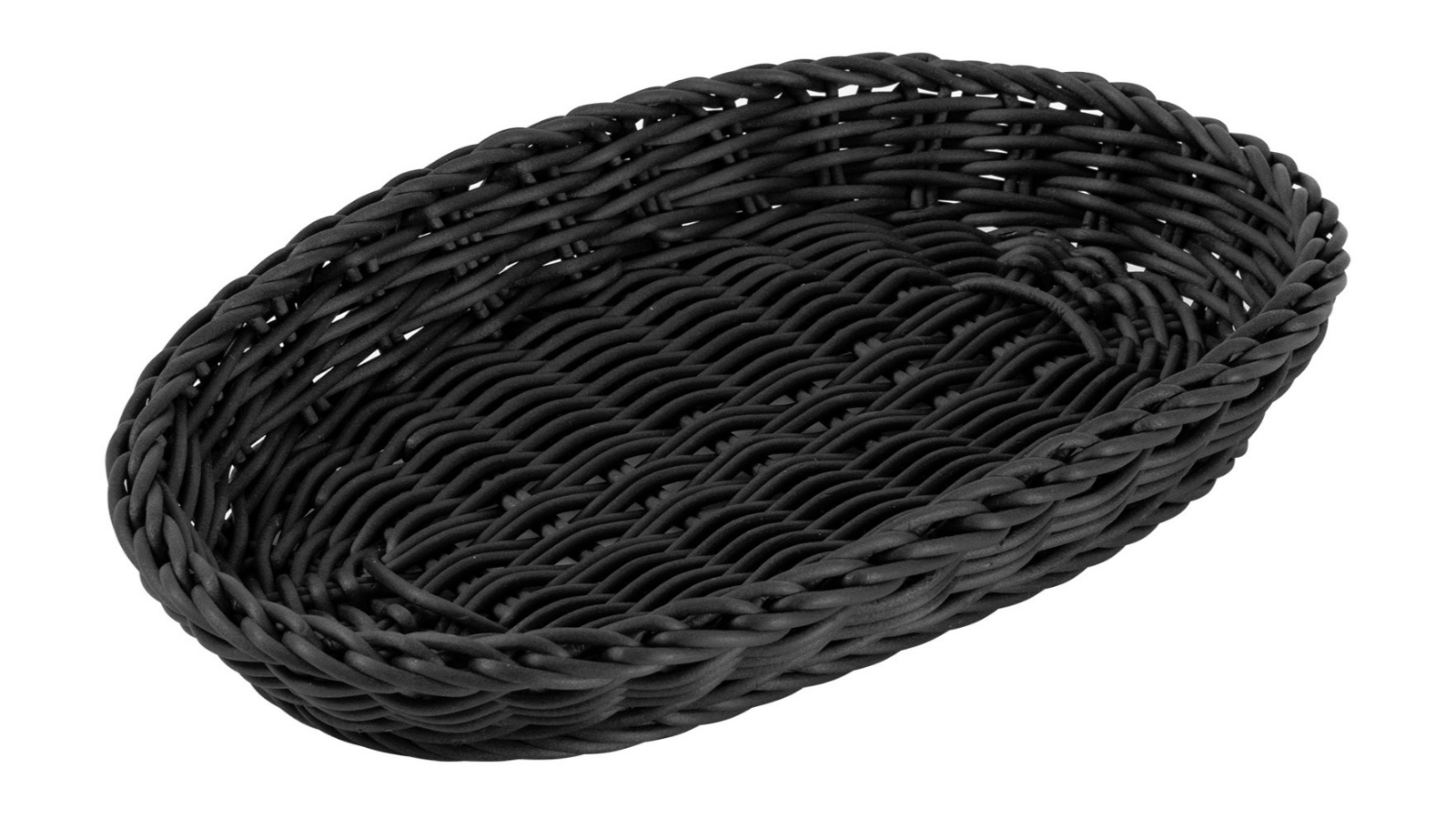 Icon Chef Black Handwoven Serving Basket