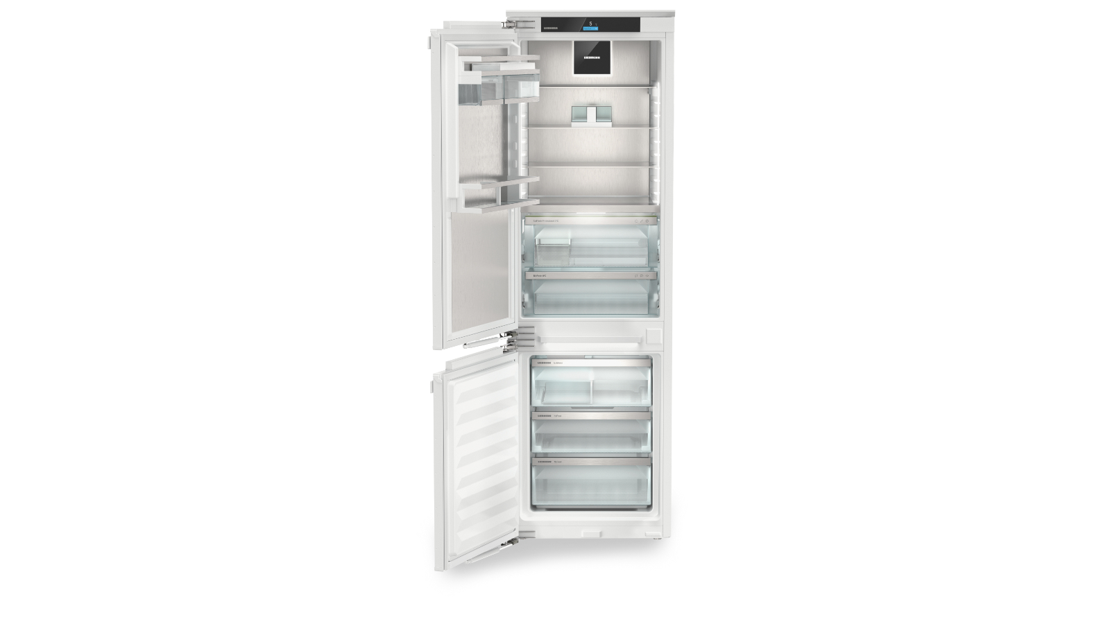 Liebherr 60cm Integrated Fridge-Freezer with EasyFresh and NoFrost - White