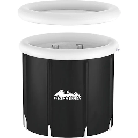 Weisshorn Portable Spa Massage Inflatable Ice Bathtub - 80 x 80cm