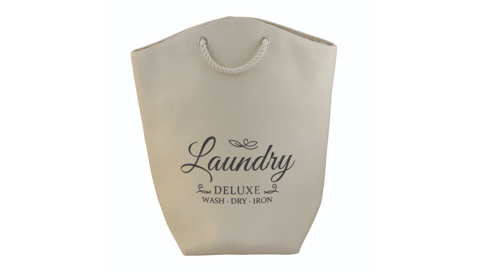 Urban Lines Capri Laundry Hamper with Rope Handle - Natural